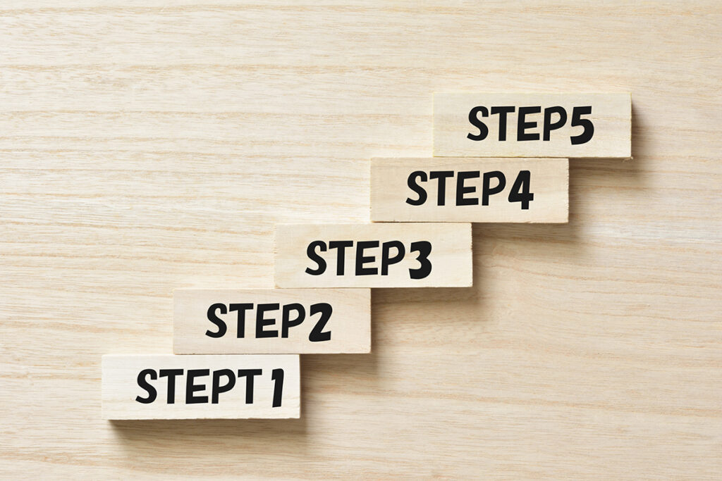 2-1. 具体的な5つの実務工程（ヒアリング〜納品）