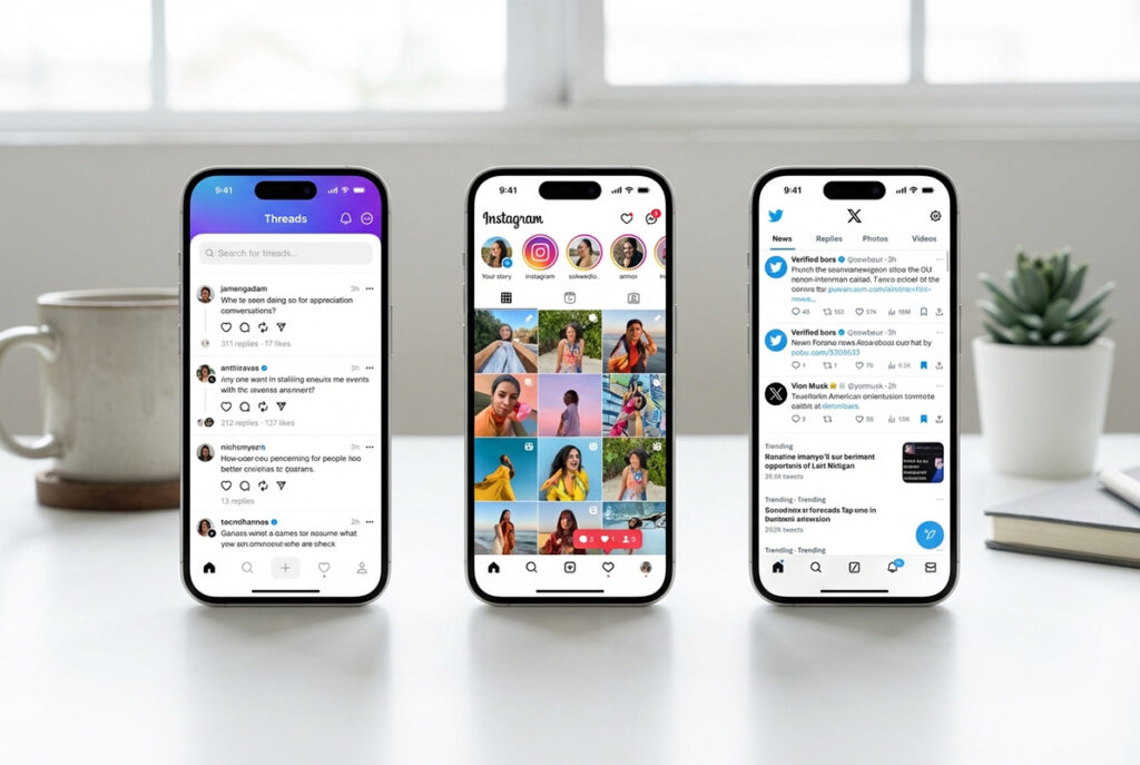 1-1. Instagram・X（旧Twitter）との違い