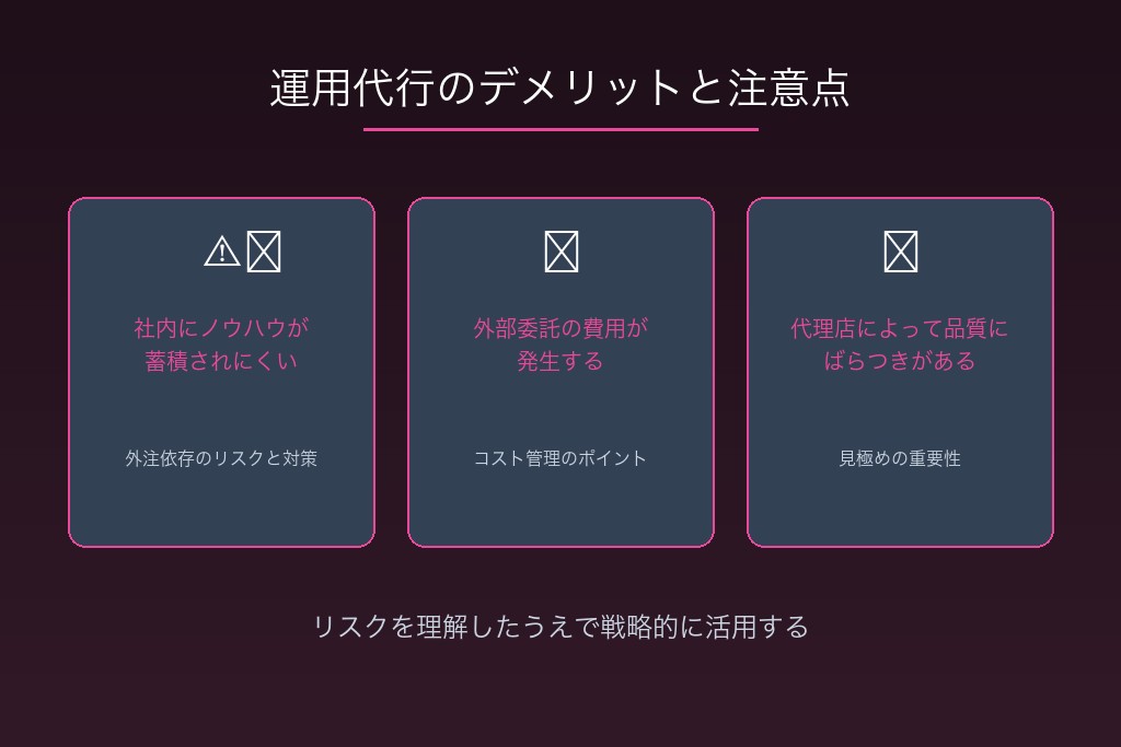 第5章 TikTok広告運用代行のデメリットと注意点