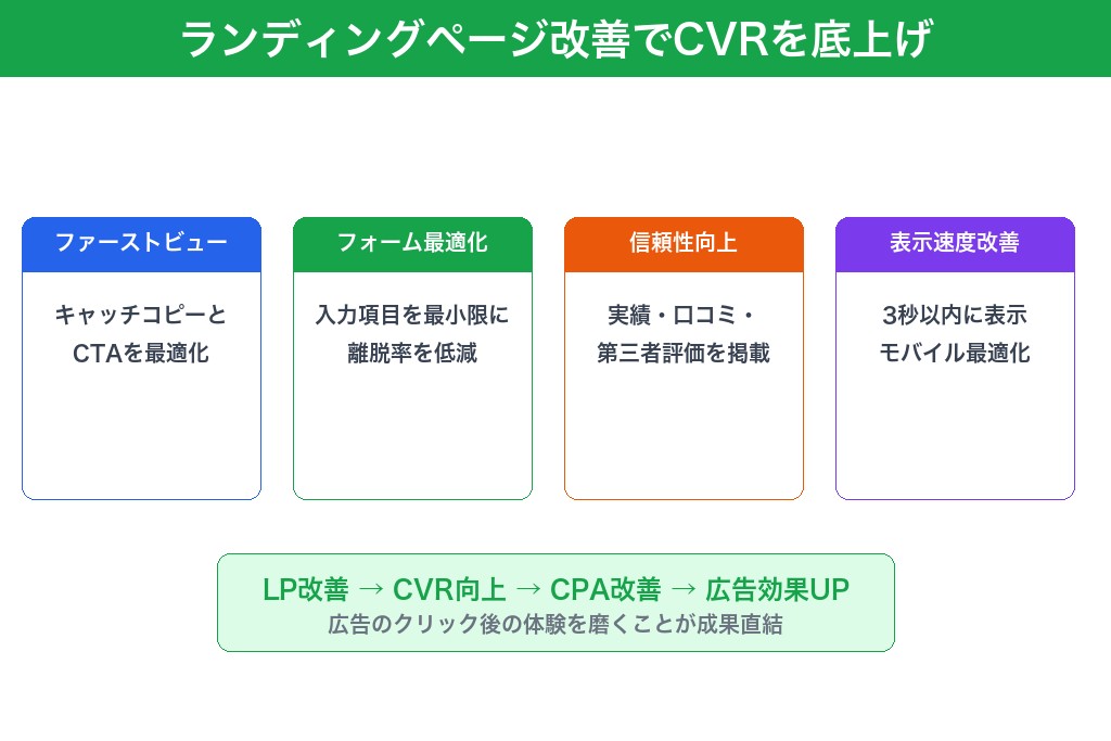 4-6. ランディングページの改善でCVRを底上げする
