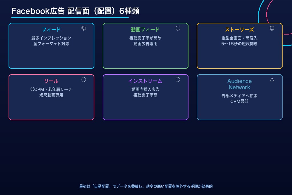 3-1. フィード・動画フィード・右側広告枠｜Facebook広告の主要3配置