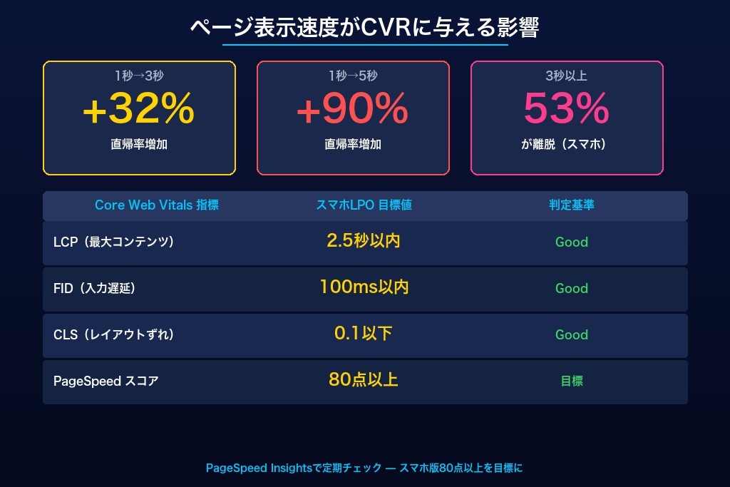 4-5. ページ表示速度の高速化|Core Web Vitalsを意識したスマホLP改善