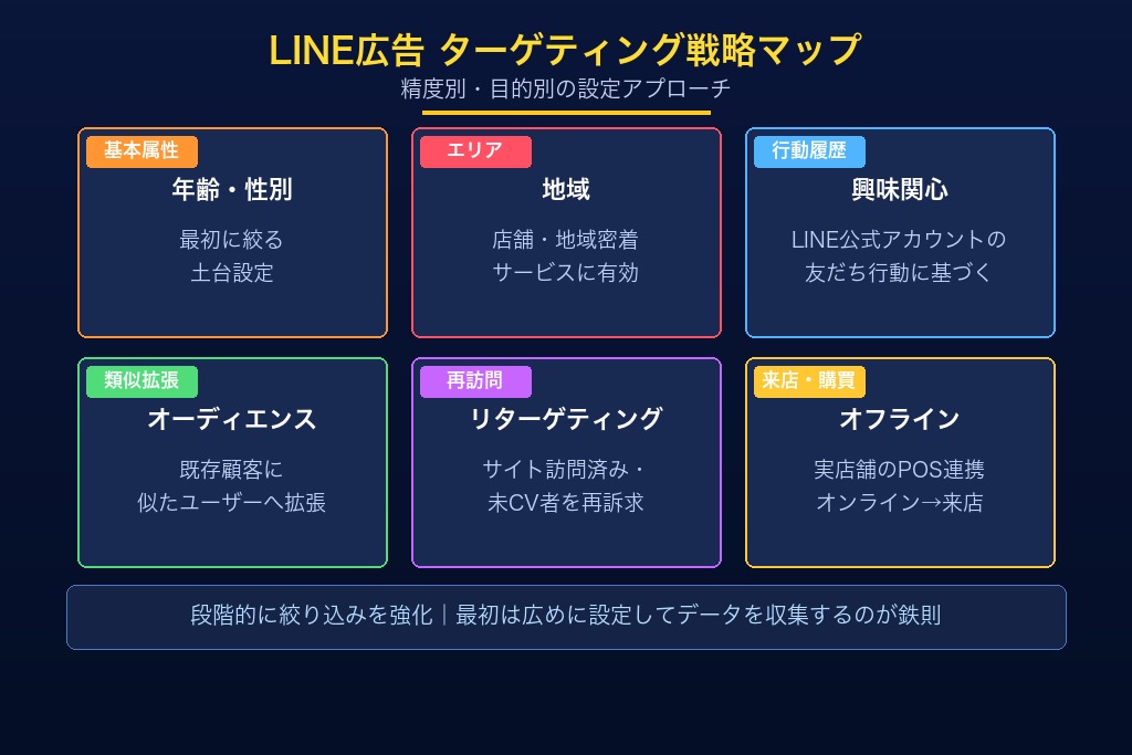 6-1. ターゲティング設定の最適化でLINE広告の費用ロスを減らす