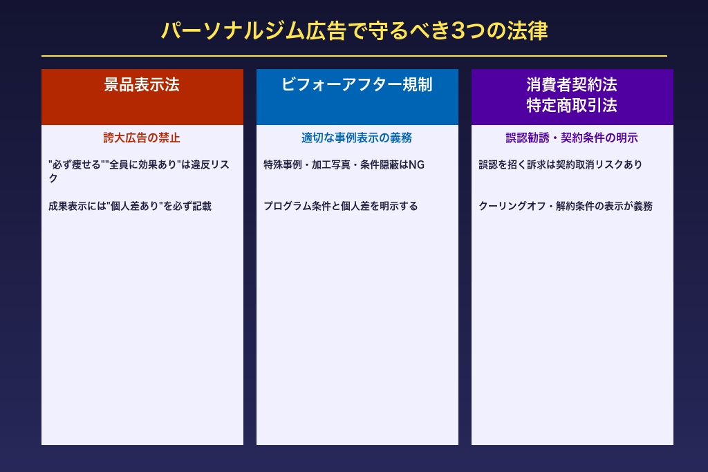 第7章 景品表示法・消費者契約法の注意点｜パーソナルジム広告で守るべき法律と規制