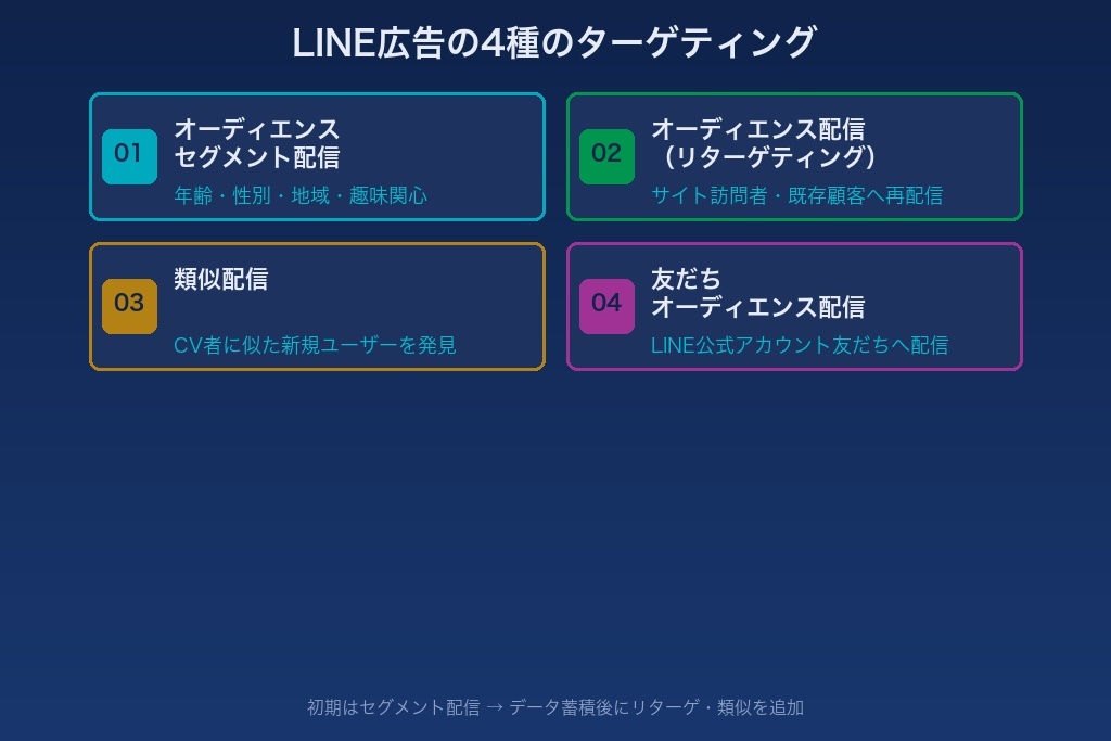 第4章 ターゲティング4種類の特徴と使い方｜LINE広告の精度を高める設定ポイント