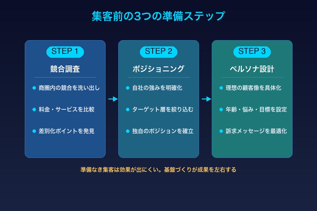 競合調査で商圏内のパーソナルジムを把握する