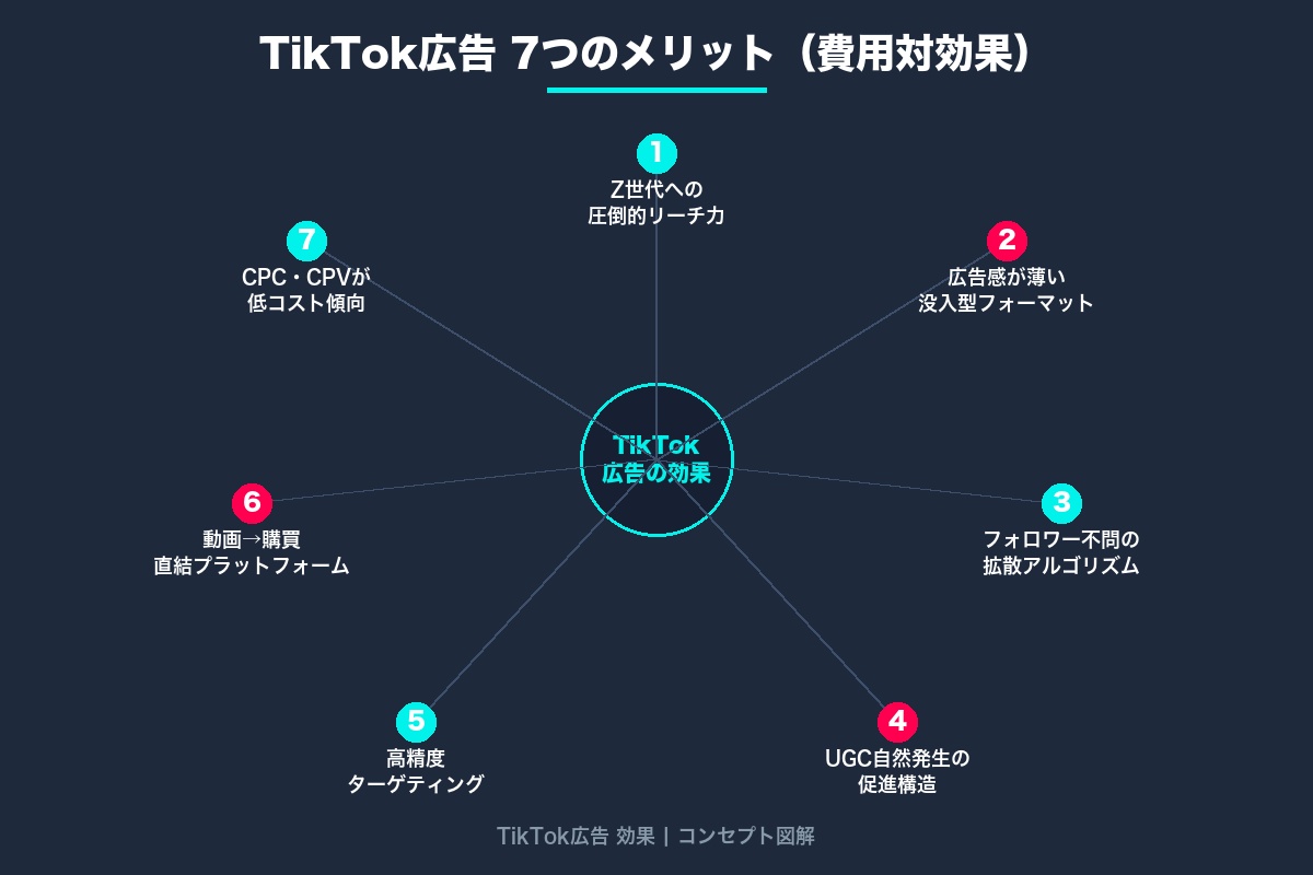 第2章 費用対効果で選ばれるTikTok広告の7つのメリット
