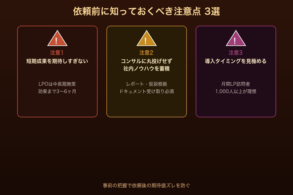 第8章 依頼前に知っておくべきLPOコンサルティングの注意点3選