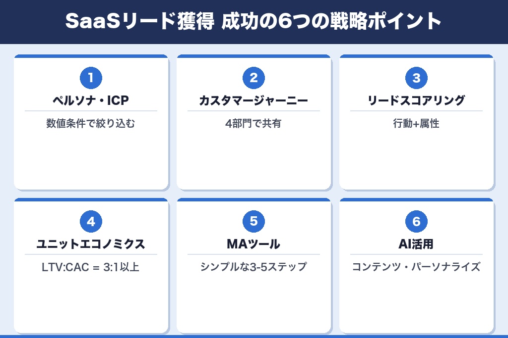 第5章 成果につながる6つの戦略ポイント｜SaaSリード獲得の成功法則