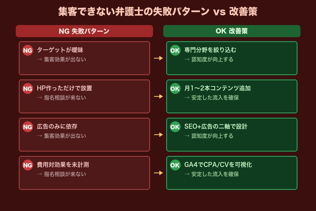 第2章 集客できない弁護士に共通する4つの失敗パターン