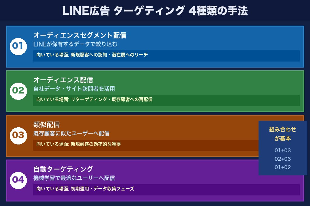 第1章 LINE広告のターゲティングとは？4種類の手法と他のSNS広告との違い