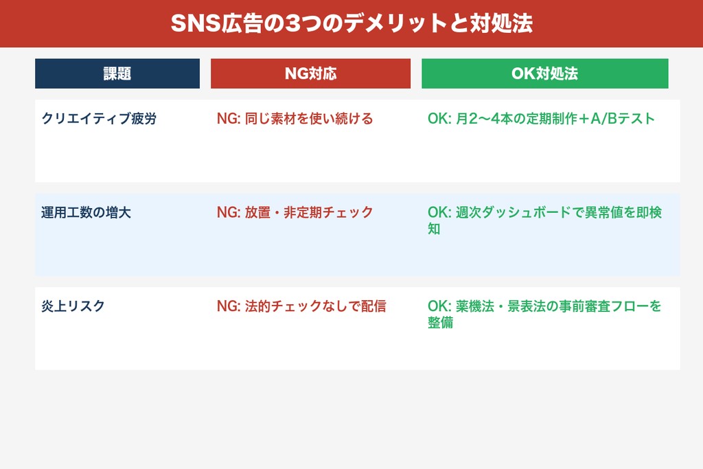 第3章 知っておくべきSNS広告の3つのデメリットと対処法