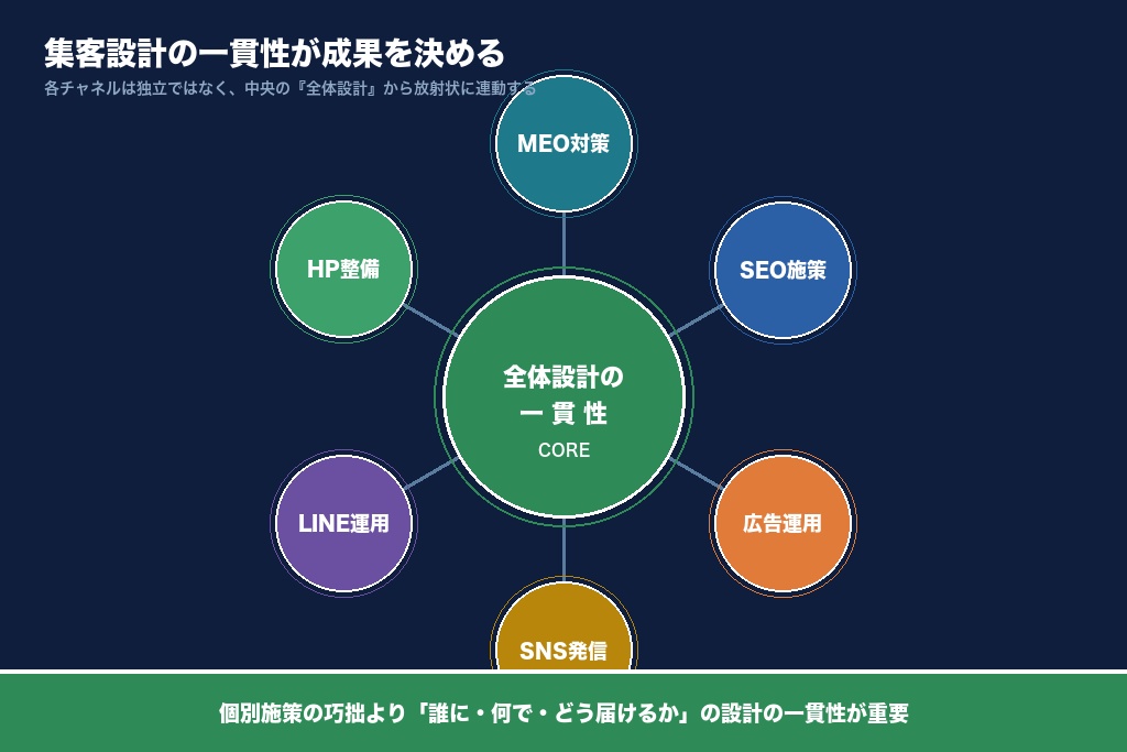 第11章 鍼灸院の集客は「施策の正しさ」より「全体設計の一貫性」で決まる