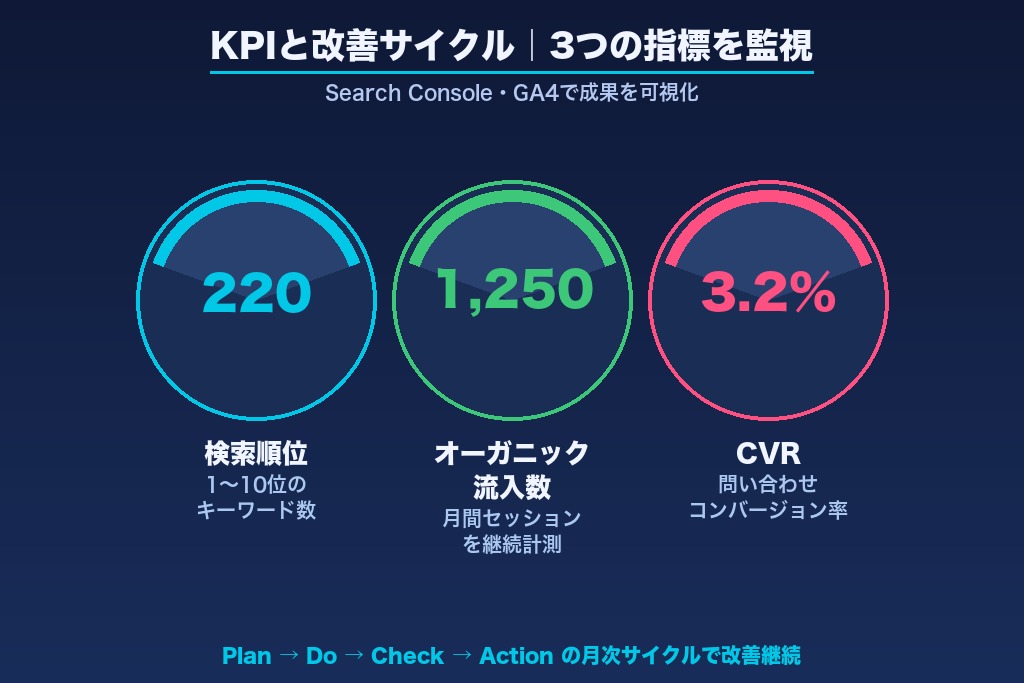 第8章 探偵事務所のSEOで成果を測るKPIと改善サイクル
