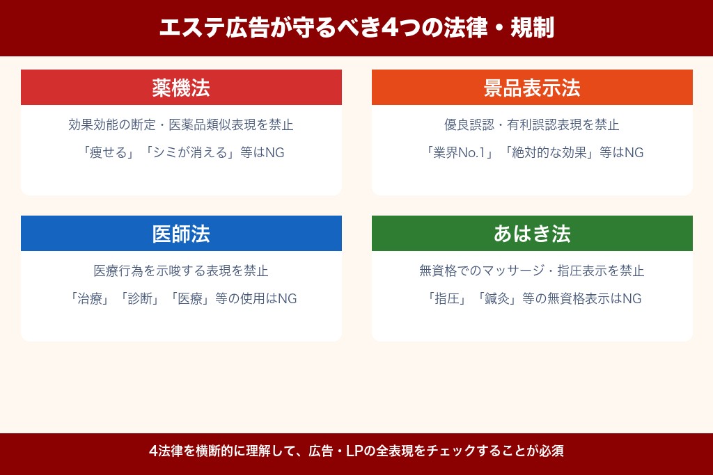 第3章 エステ広告で必ず守るべき4つの法律・規制