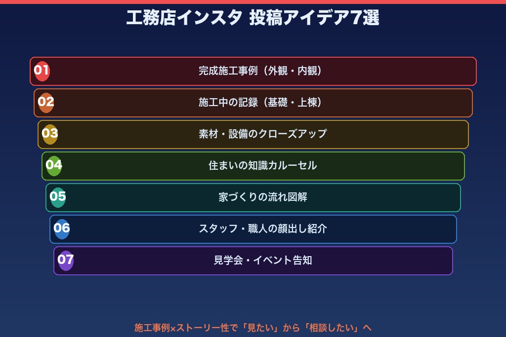 第4章 反響を生む工務店インスタの投稿アイデア7選｜施工事例から豆知識まで