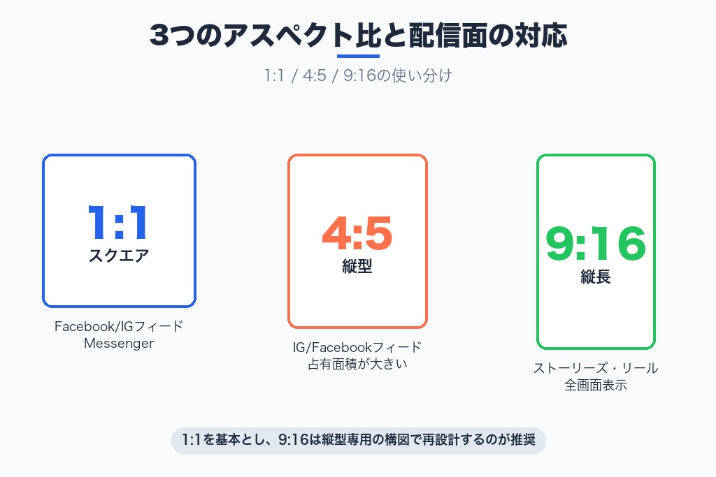 第3章 配信面別に押さえるアスペクト比とクリエイティブの推奨サイズ