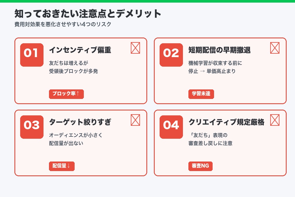 第4章 知っておきたい注意点とデメリット｜ブロック率と最適化リスク