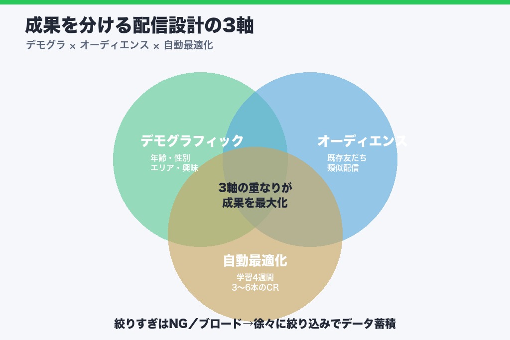 第7章 成果を分ける配信設計｜友だち追加広告のターゲティング設定
