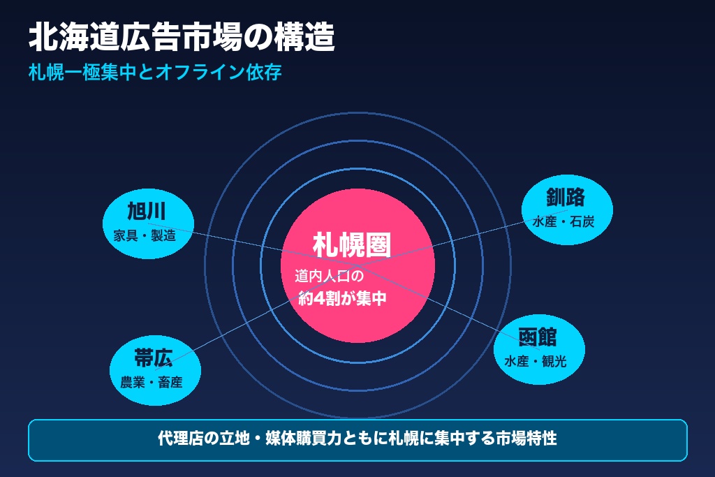 第2章 札幌一極集中とオフライン依存が続く北海道の広告代理店市場の構造