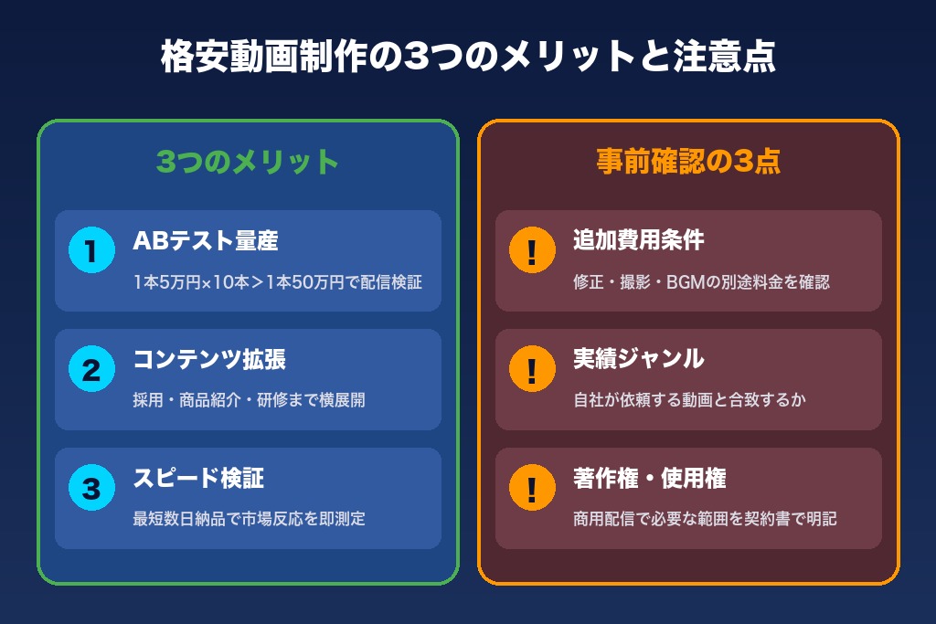 第2章 格安で依頼する3つのメリットと押さえておきたい注意点