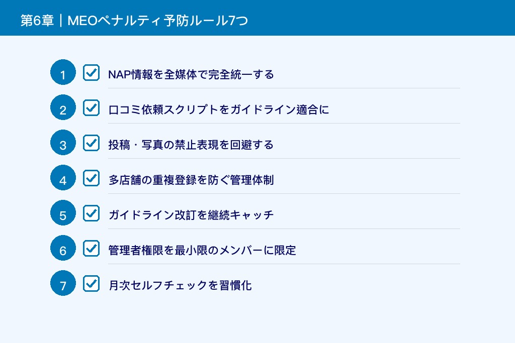 第6章 再発を防ぐためのMEOペナルティ予防ルール7つ