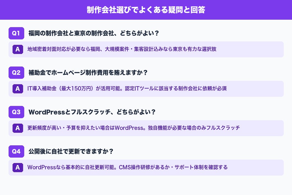 第7章 制作前に解消しておきたい|福岡のホームページ制作によくある疑問