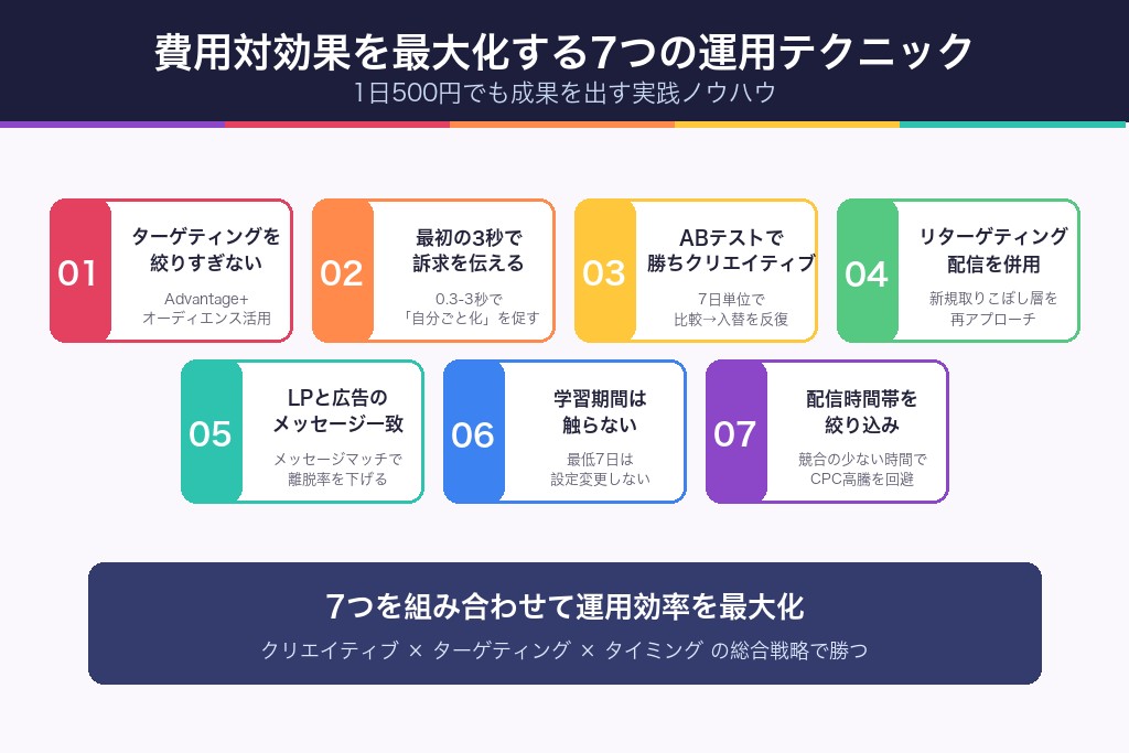 第6章 費用対効果を最大化する7つの運用テクニック|インスタ広告500円予算の活用術