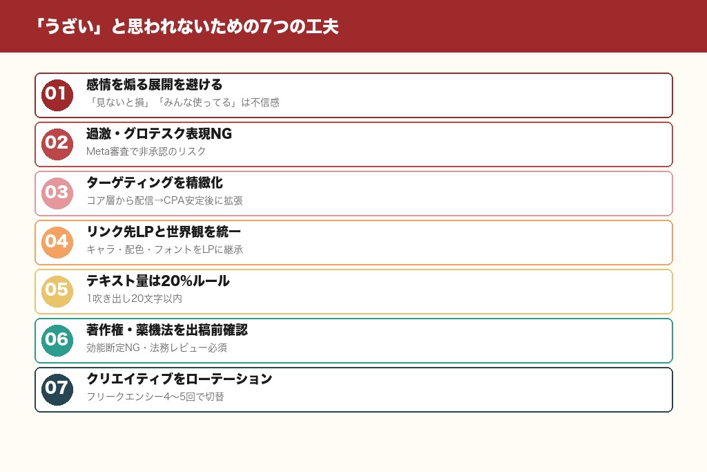 インスタ漫画広告でユーザー不快感を生まない7つの工夫