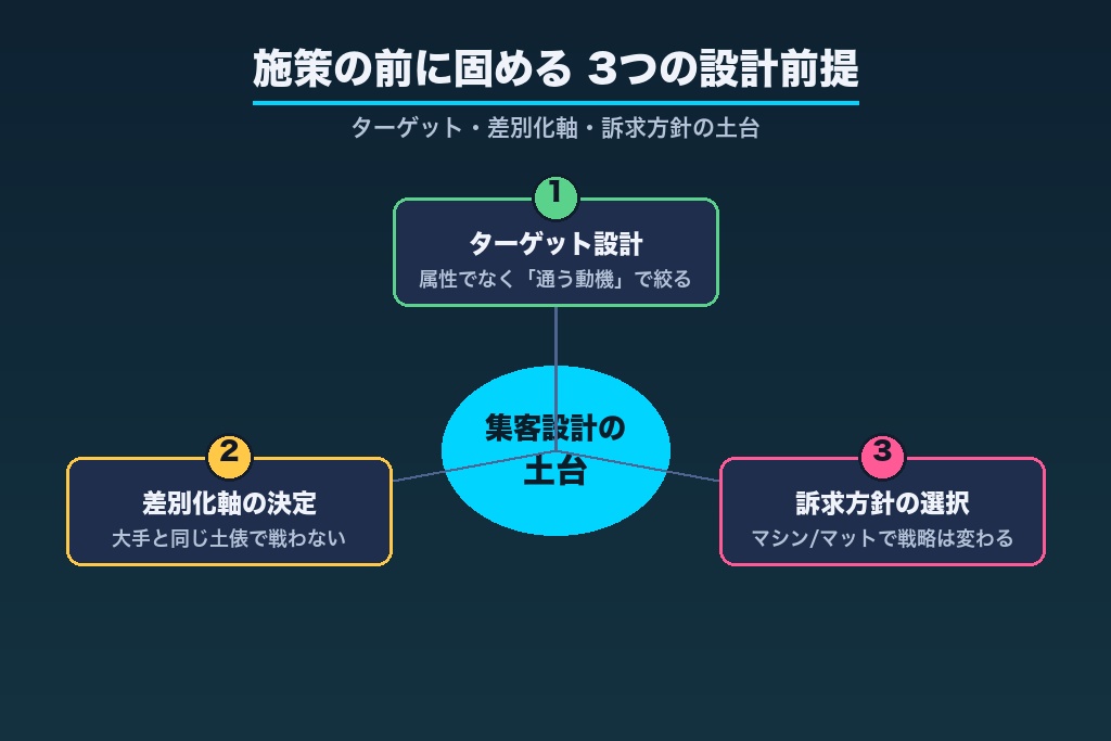 第2章 集客施策の前に固める3つの設計前提