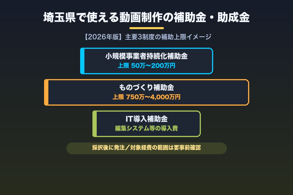 第9章 埼玉県で使える動画制作の補助金・助成金【2026年版】