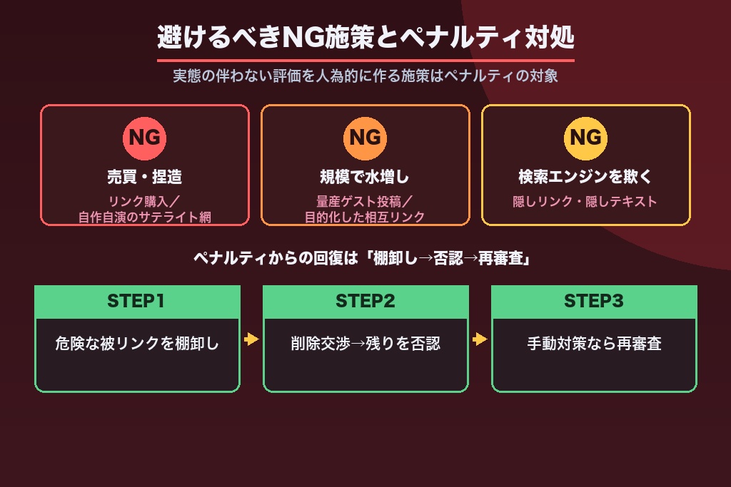 第9章 SEO外部対策で避けるべきNG施策とGoogleペナルティの対処法