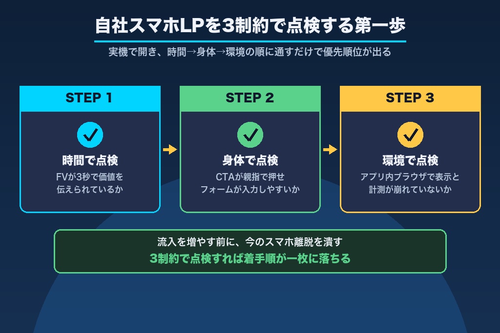 第9章 まず自社スマホLPを3制約で点検する｜LP改善の第一歩