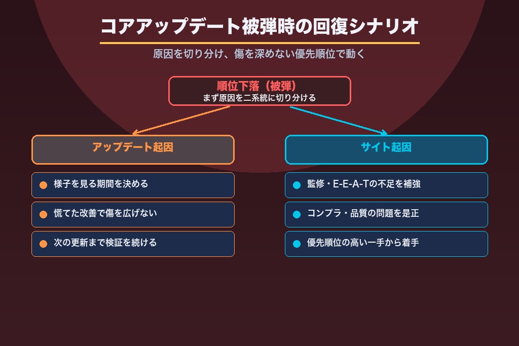 第5章 コアアップデートで被弾したときの考え方｜金融YMYLサイトの回復シナリオ