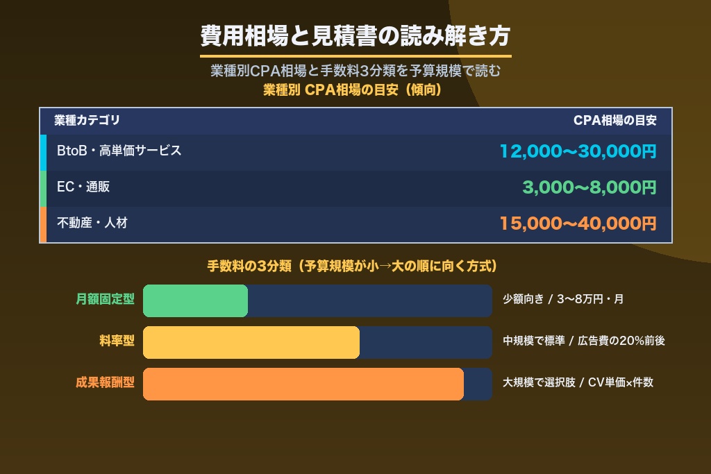第7章 費用相場と見積書の読み解き方｜リスティング広告 代理店の選び方