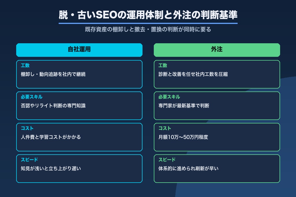 第9章 脱・古いSEOを実現する運用体制と外注の判断基準