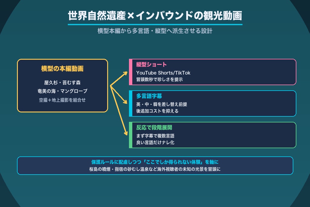 第8章 世界自然遺産×インバウンドを動かす多言語・縦型観光動画｜屋久島・奄美・桜島・指宿・霧島