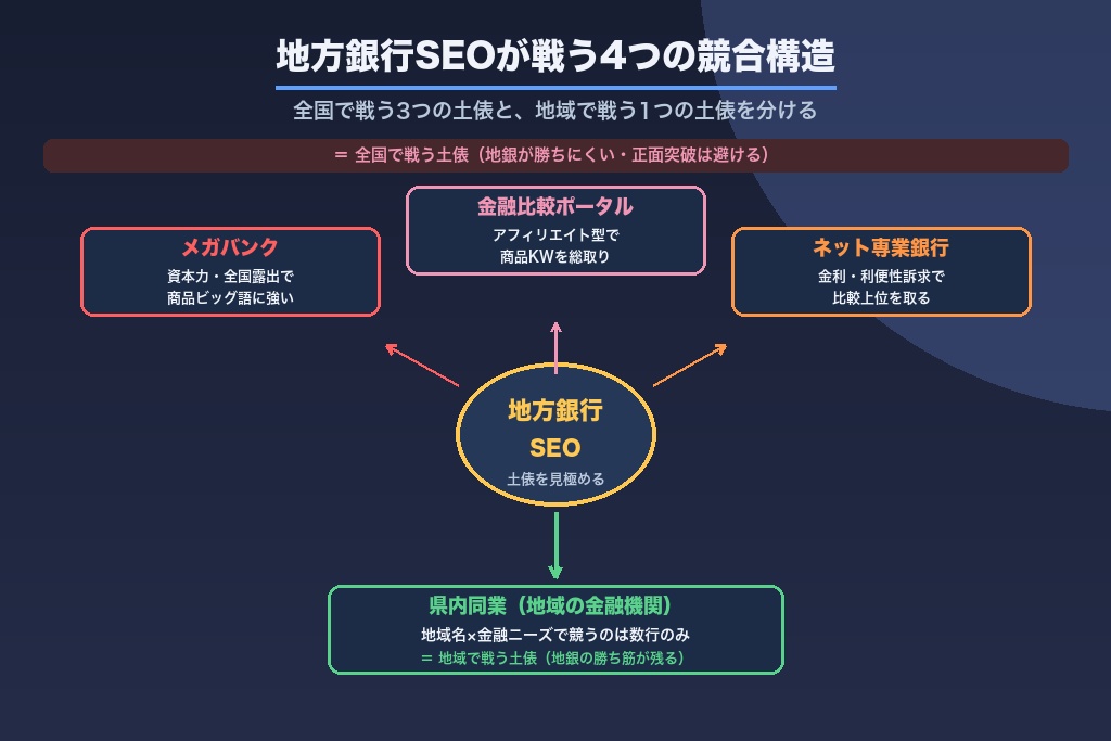 第2章 地方銀行を取り囲む4つの競合構造|誰と検索結果で戦っているのか
