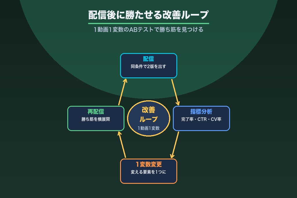 第8章 配信後にクリエイティブを勝たせる改善ループ|YouTube広告動画のABテスト設計