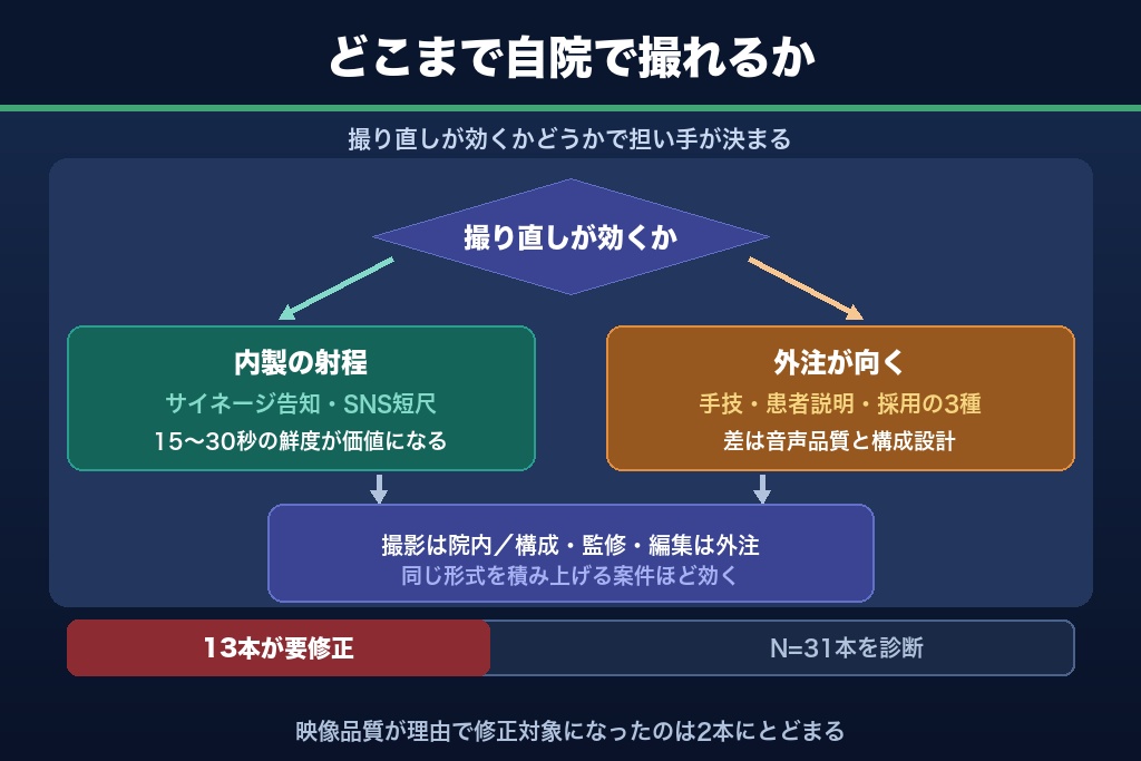 第6章 院内スタッフだけで撮れる範囲はどこまでか｜医療動画の内製と外注の分岐点