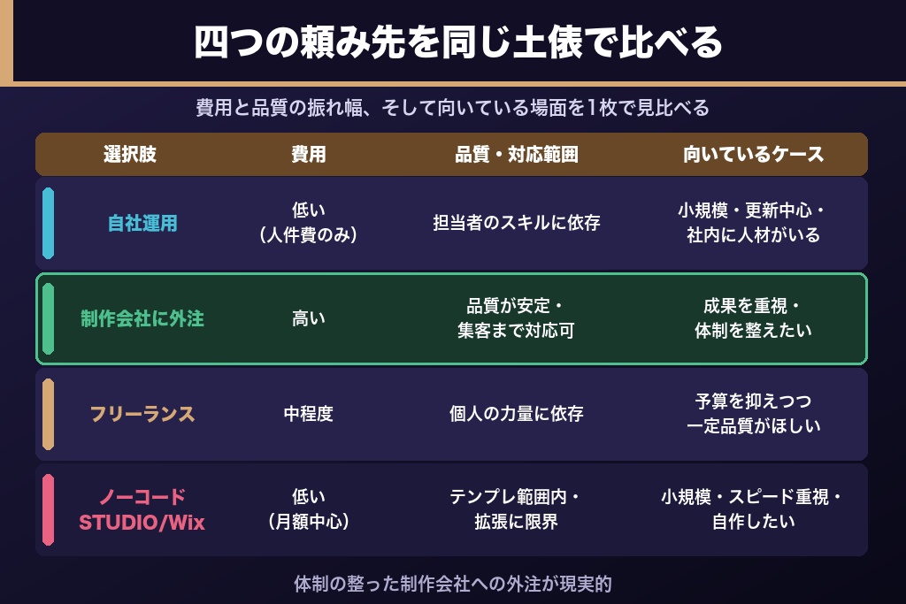 第9章 発注前に整える準備と外注判断|大阪のホームページ制作をスムーズに進める