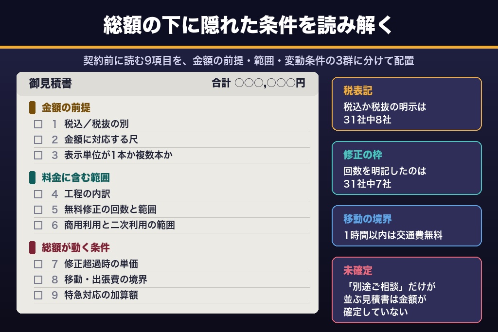 第7章 契約前に見積書のどこを読むか｜格安の動画制作で確認すべき9項目