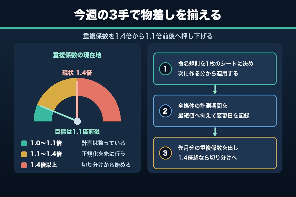 第13章 媒体ごとの数字を1つの物差しに揃えることから始めるSNS広告の効果測定｜明日からの3つの着手ポイント
