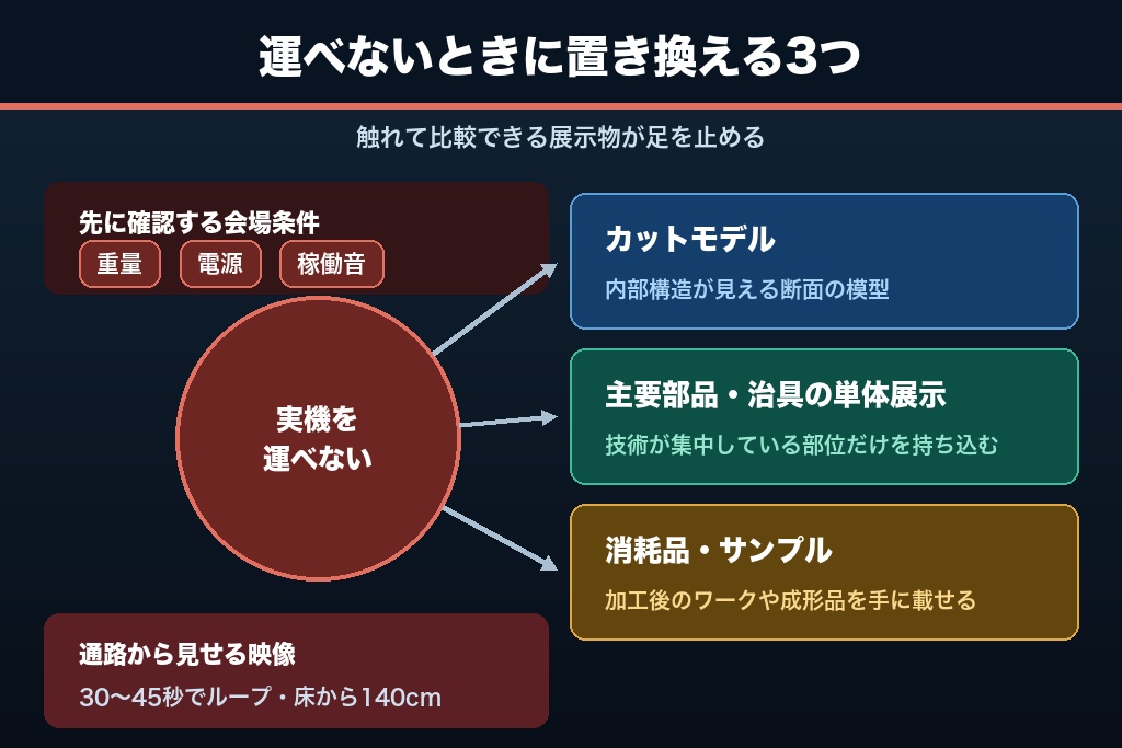 第4章 実機が運べない・動かせない|大型設備メーカーが展示物で見せる3つの代替手段