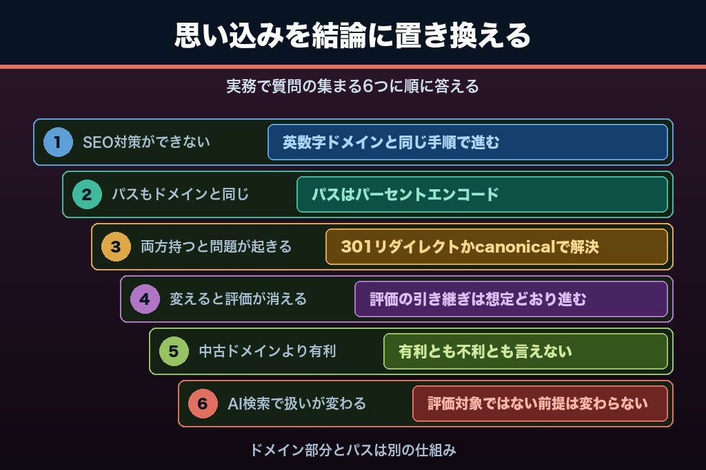 第12章 日本語ドメインのSEOで判断を誤らせる6つの思い込み