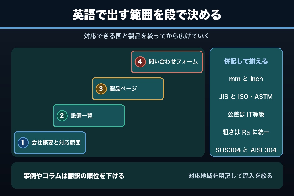 第10章 英語ページを作る前に決める3つのこと｜製造業ホームページの海外対応と単位・規格表記
