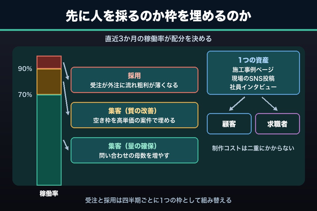 第10章 受注と人手は同じキャパ制約の上にある｜建設業の集客と採用を同時に設計する方法