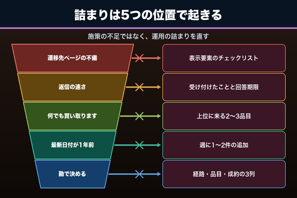 第10章 買取相談が伸びない古物商に共通する5つのつまずき｜品目拡散と査定放置