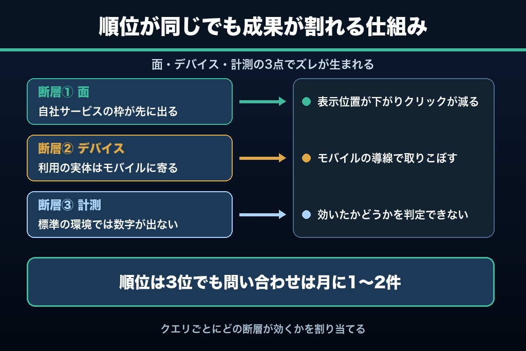 第1章 同じ順位でも成果が変わる|Yahoo!のSEOに潜む3つの断層