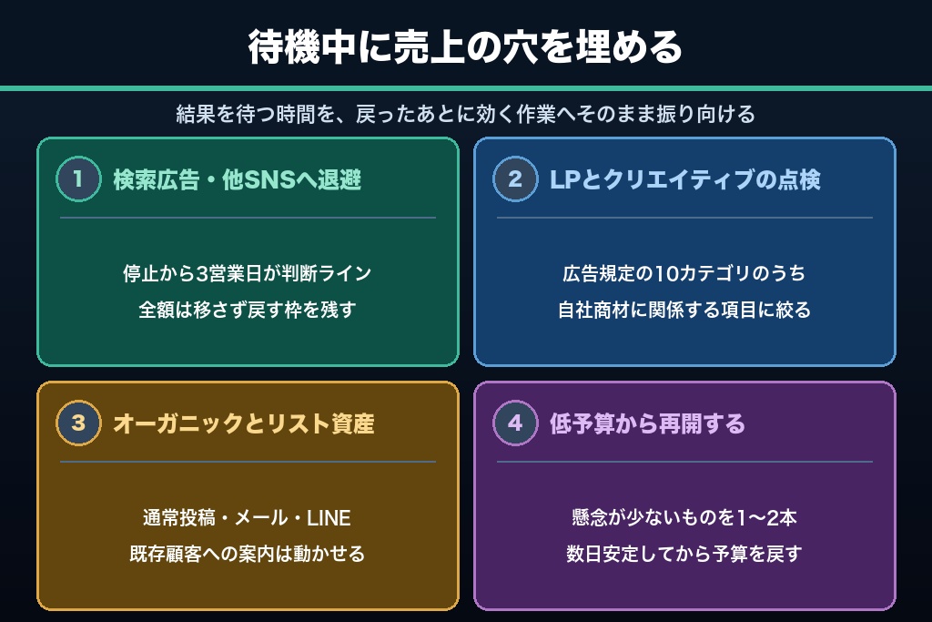 第6章 配信が止まっている間の売上を守る4つの手当て｜Facebook広告のアカウント停止と機会損失